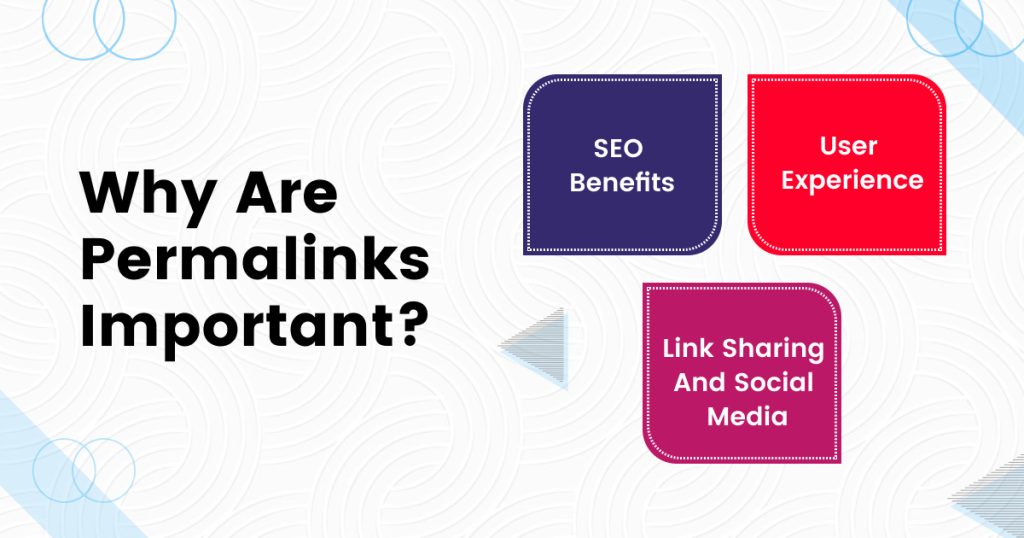 An informative graphic illustrating the significance of permanent links in digital content and their role in accessibility.