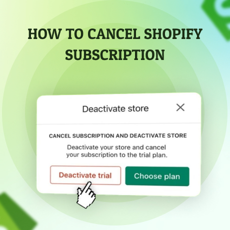 Step-by-step infographic on canceling a Shopify subscription, highlighting key actions and user-friendly visuals.