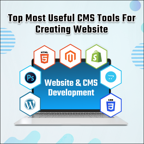 A visual guide showcasing essential CMS tools for website creation and development, highlighting their key features and benefits.